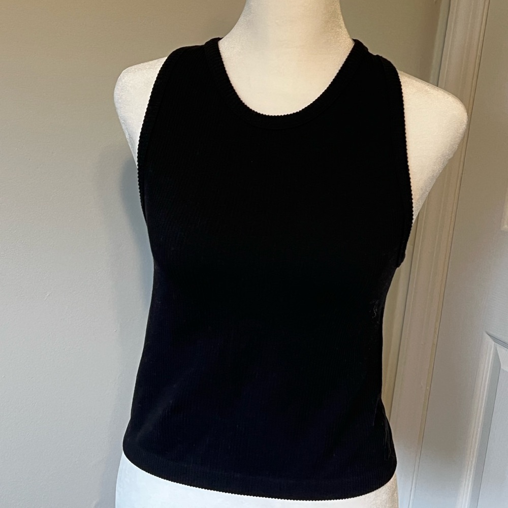 Black tank top